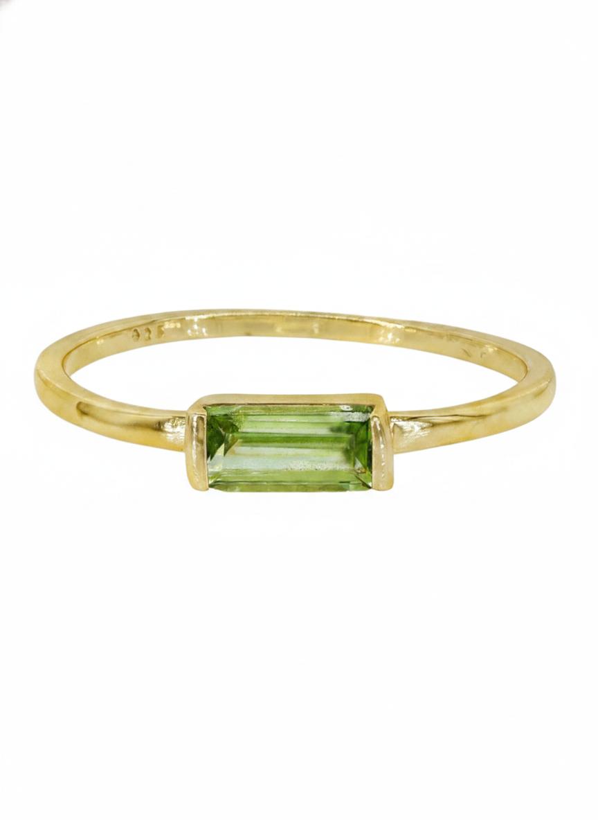 Stackable gemstone rings