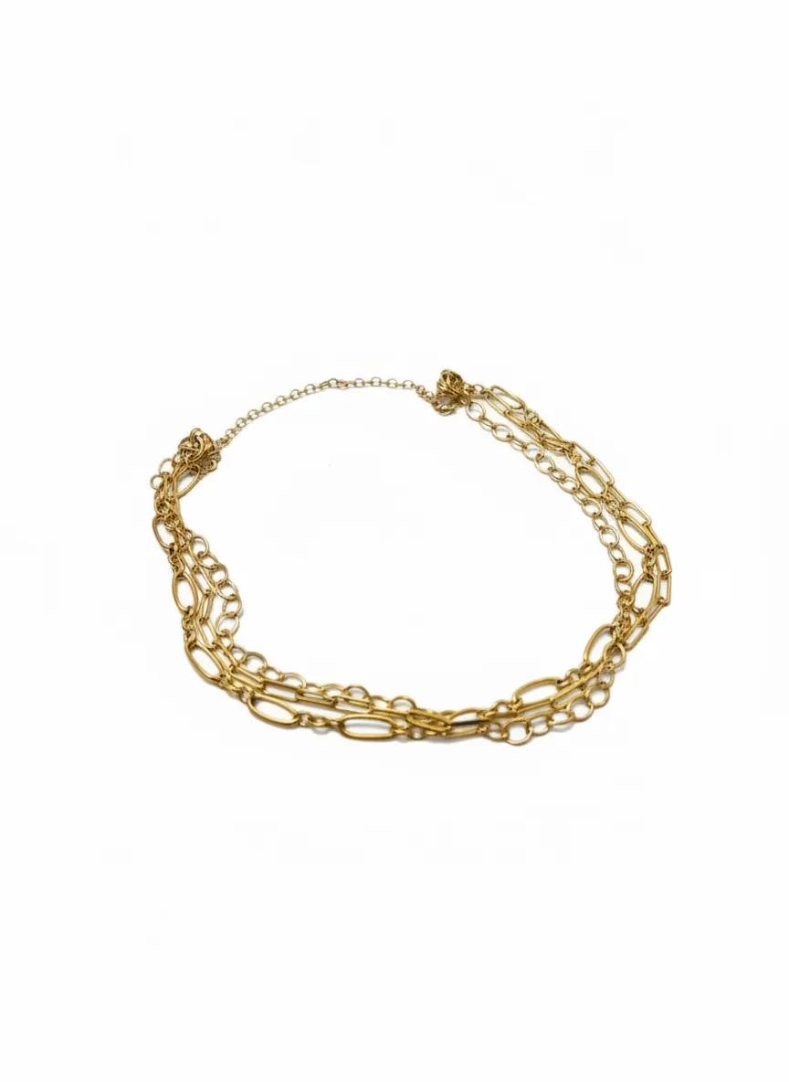 Layered bracelet in gold