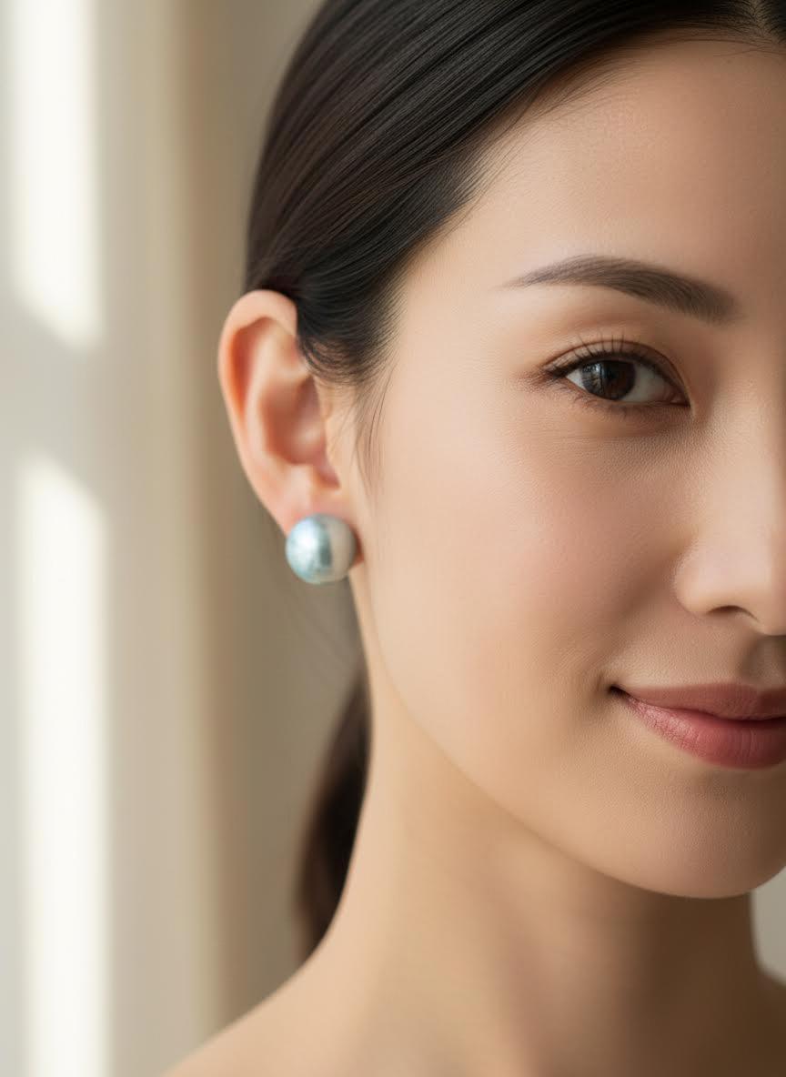 Mabe Pearl stud earrings