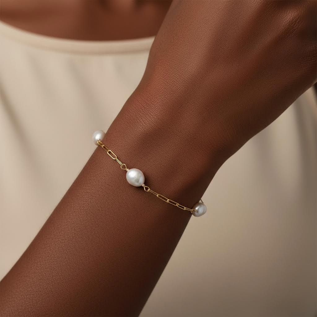 My Go-to pearl bracelet