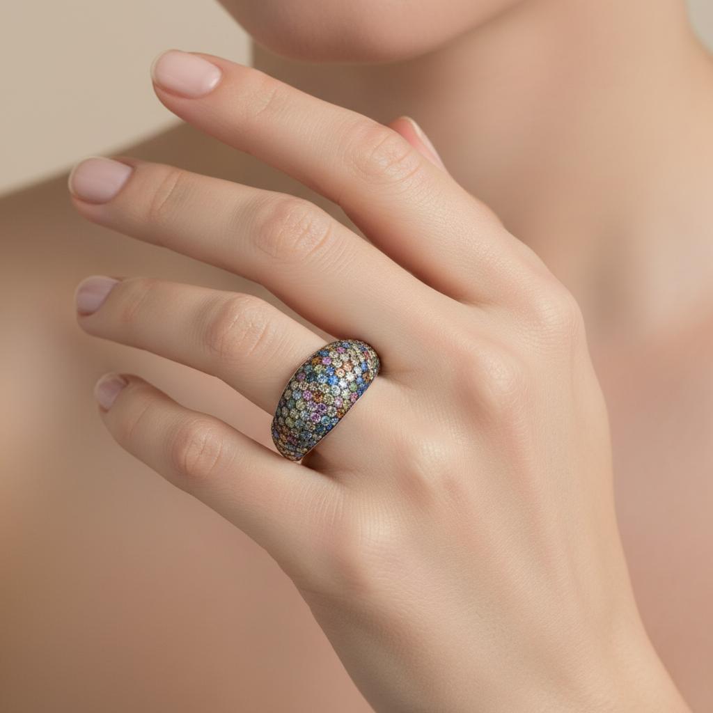 Cloud Nine sapphire ring